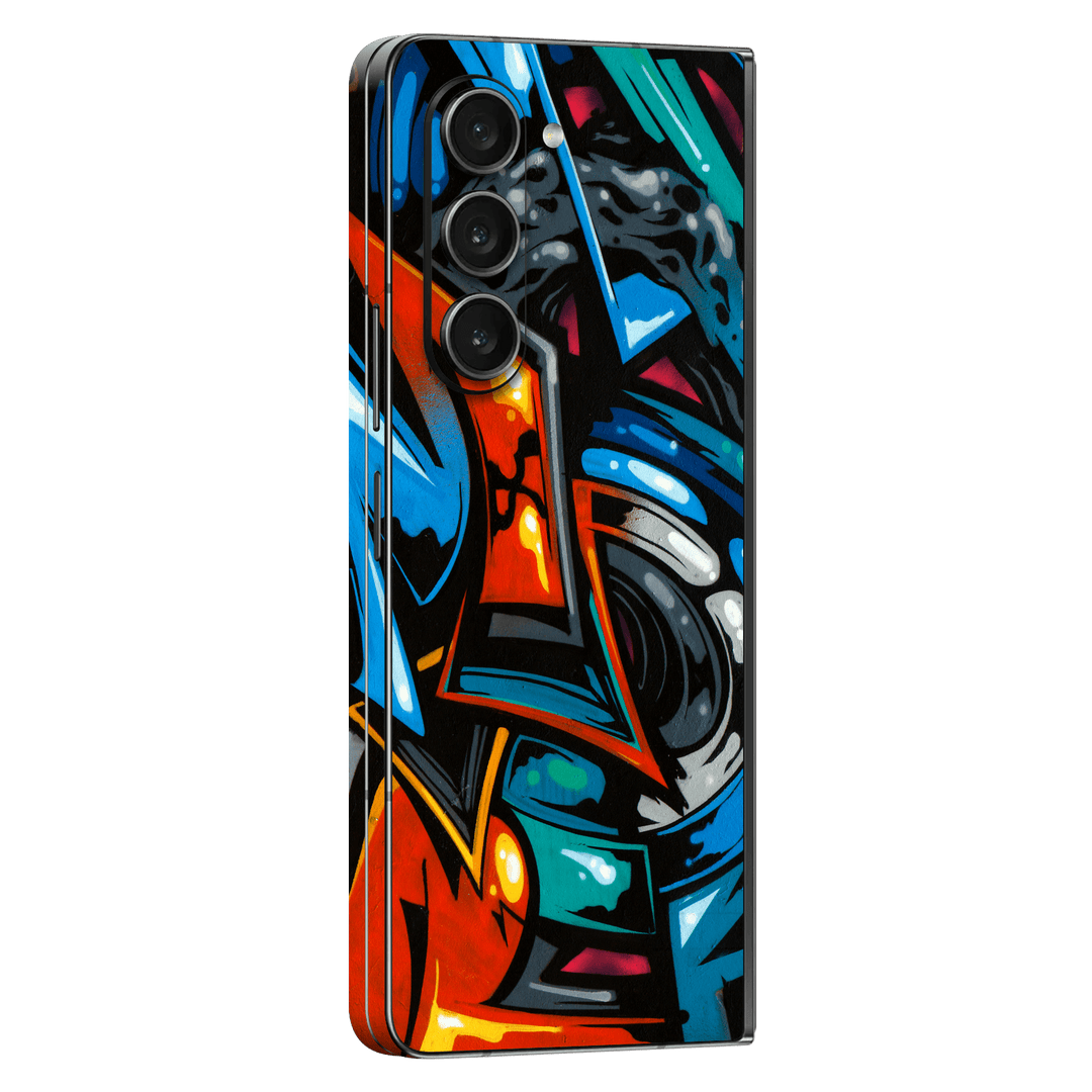 Samsung Galaxy Z Fold 5 (2023) Print Printed Custom SIGNATURE Street Art Graffiti Skin, Wrap, Decal, Protector, Cover by EasySkinz | EasySkinz.com