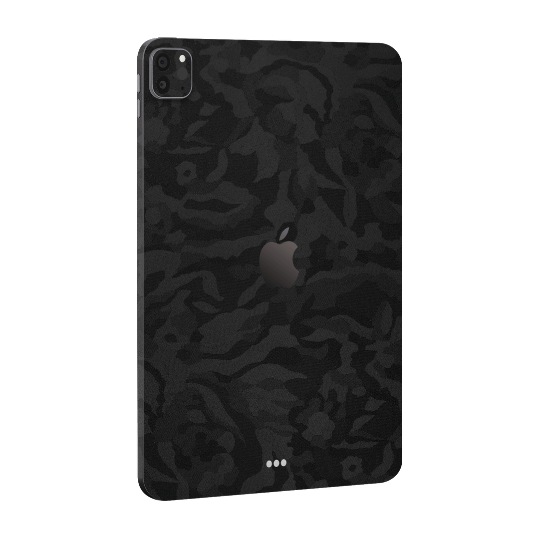 iPad PRO 12.9" (2021) Luxuria Black 3D Textured Camo Camouflage Skin Wrap Sticker Decal Cover Protector by EasySkinz | EasySkinz.com