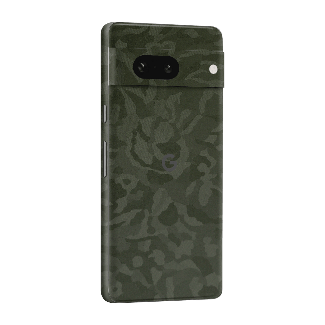 Google Pixel 7a (2023) Luxuria Green 3D Textured Camo Camouflage Skin Wrap Sticker Decal Cover Protector by EasySkinz | EasySkinz.com