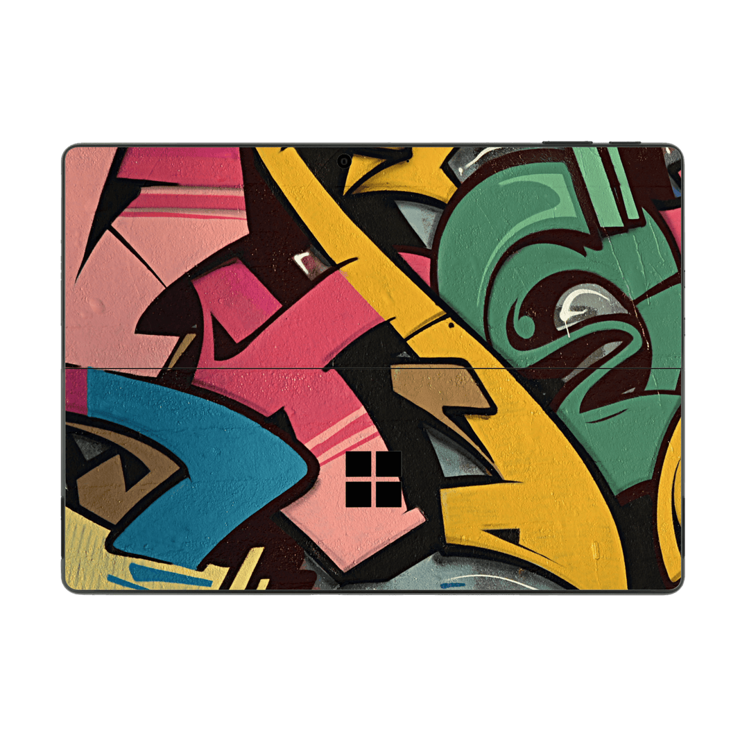 Microsoft Surface Pro 9 Print Printed Custom SIGNATURE Vintage Street Art Skin Wrap Sticker Decal Cover Protector by EasySkinz | EasySkinz.com