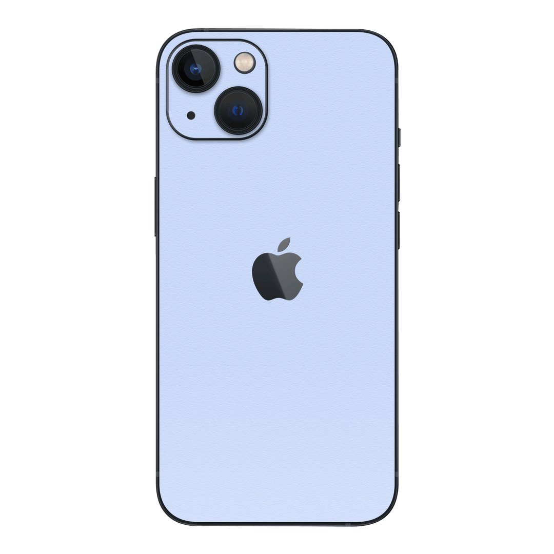 iPhone 15 Plus Luxuria August Pastel Blue 3D Textured Skin Wrap Sticker Decal Cover Protector by EasySkinz | EasySkinz.com