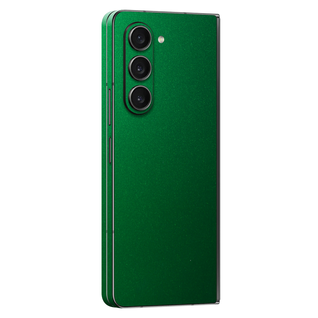 Samsung Galaxy Z Fold 5 Viper Green Tuning Metallic Gloss Finish Skin Wrap Sticker Decal Cover Protector by EasySkinz | EasySkinz.com