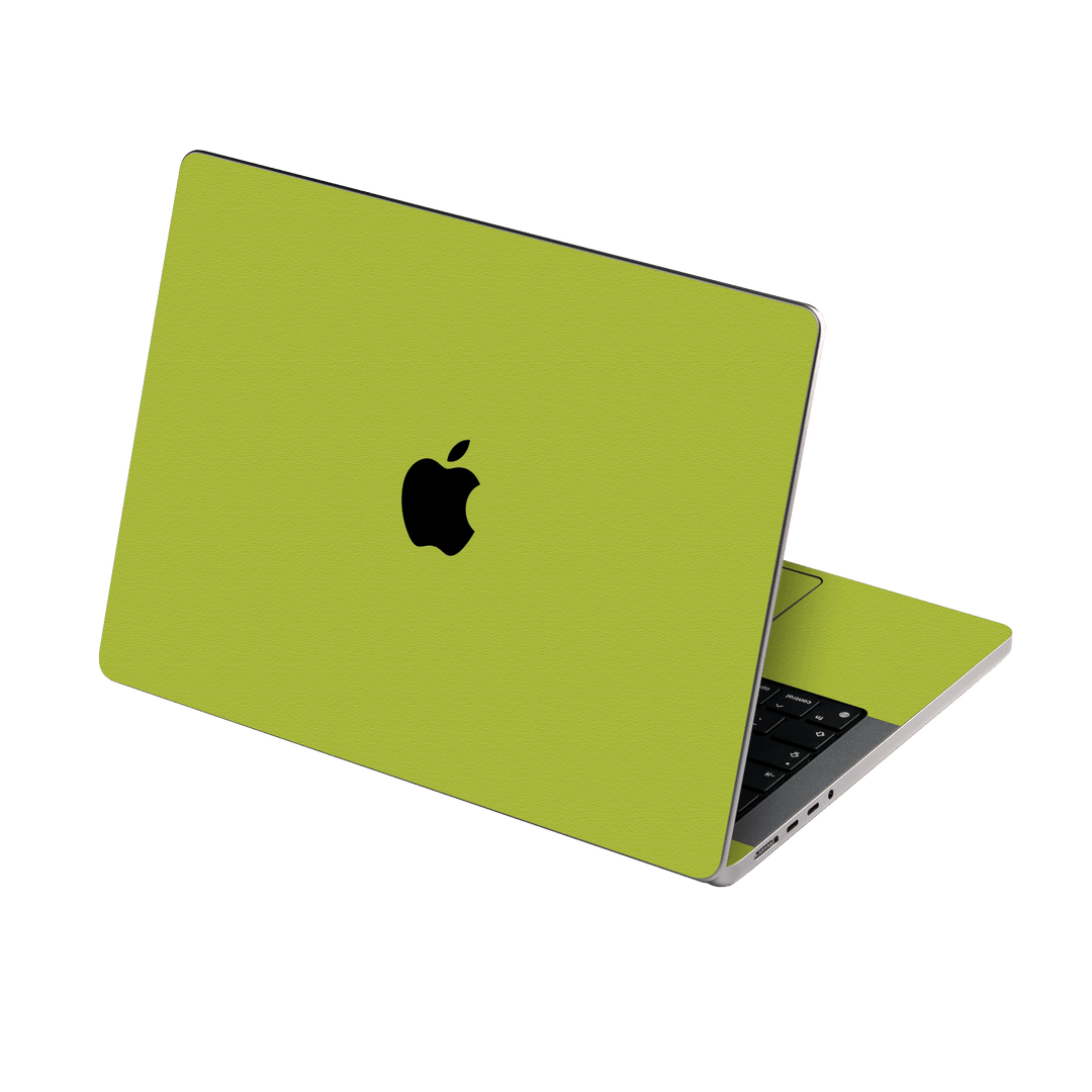 MacBook PRO 14" (2021/2023) Luxuria Lime Green Matt 3D Textured Skin Wrap Sticker Decal Cover Protector by EasySkinz | EasySkinz.com
