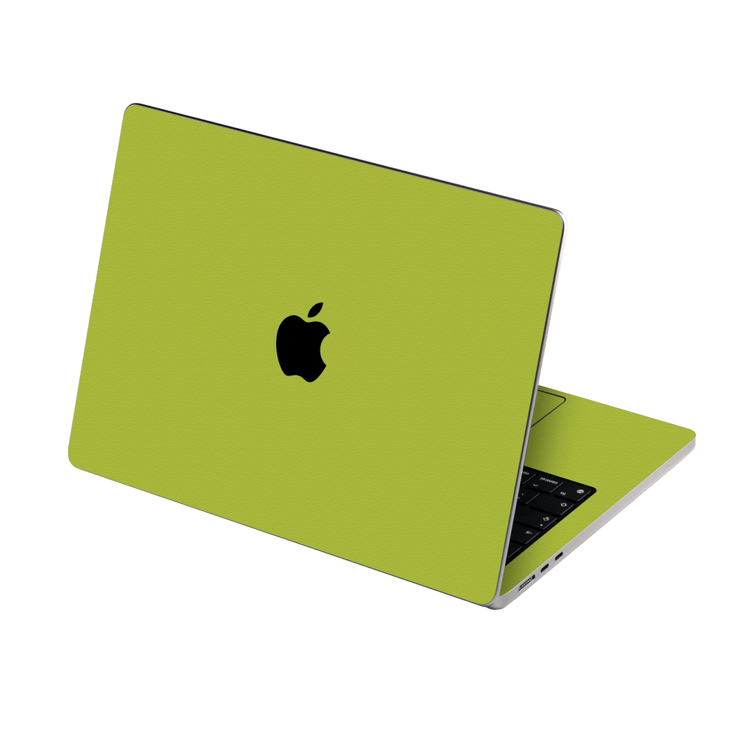 MacBook Air 13.6” (2022, M2) Luxuria Lime Green Matt 3D Textured Skin Wrap Sticker Decal Cover Protector by EasySkinz | EasySkinz.com