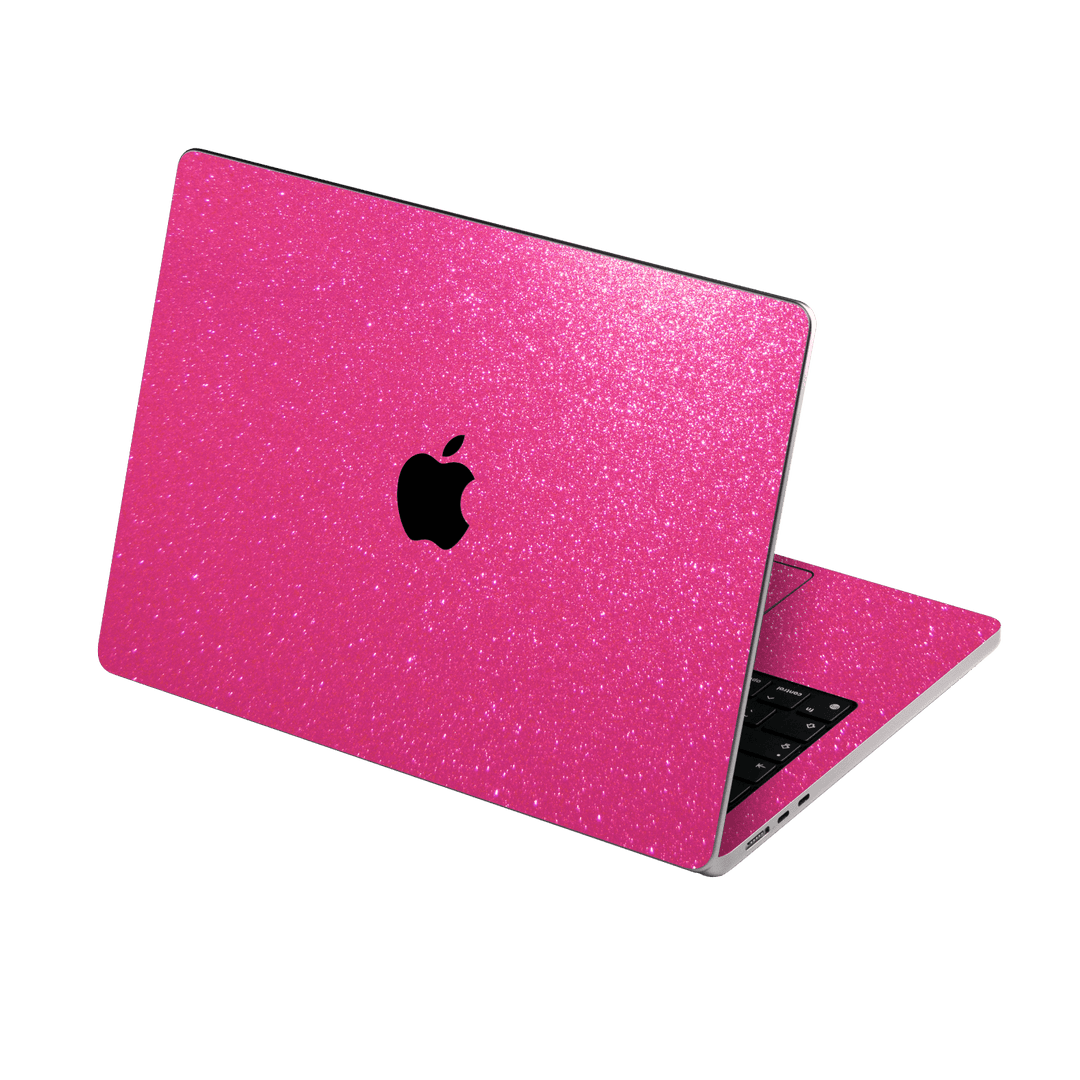 MacBook Air 15" (2023) Diamond Magenta Candy Shimmering Sparkling Glitter Skin Wrap Sticker Decal Cover Protector by EasySkinz | EasySkinz.com
