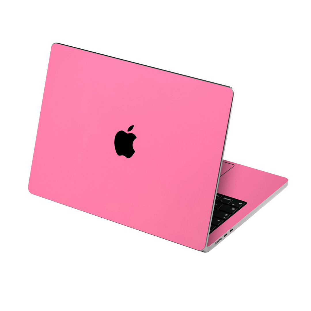 MacBook Air 13.6" (2022) Gloss Glossy Hot Pink Skin Wrap Sticker Decal Cover Protector by EasySkinz | EasySkinz.com