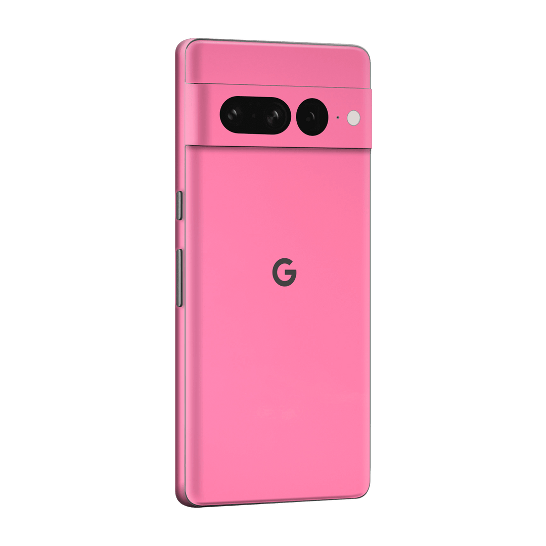 Google Pixel 7 PRO Gloss Glossy Hot Pink Skin Wrap Sticker Decal Cover Protector by EasySkinz | EasySkinz.com