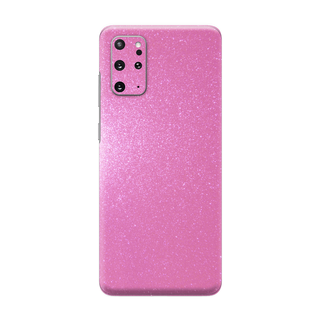 Samsung Galaxy S20+ PLUS Diamond Pink Shimmering Sparkling Glitter Skin Wrap Sticker Decal Cover Protector by EasySkinz | EasySkinz.com