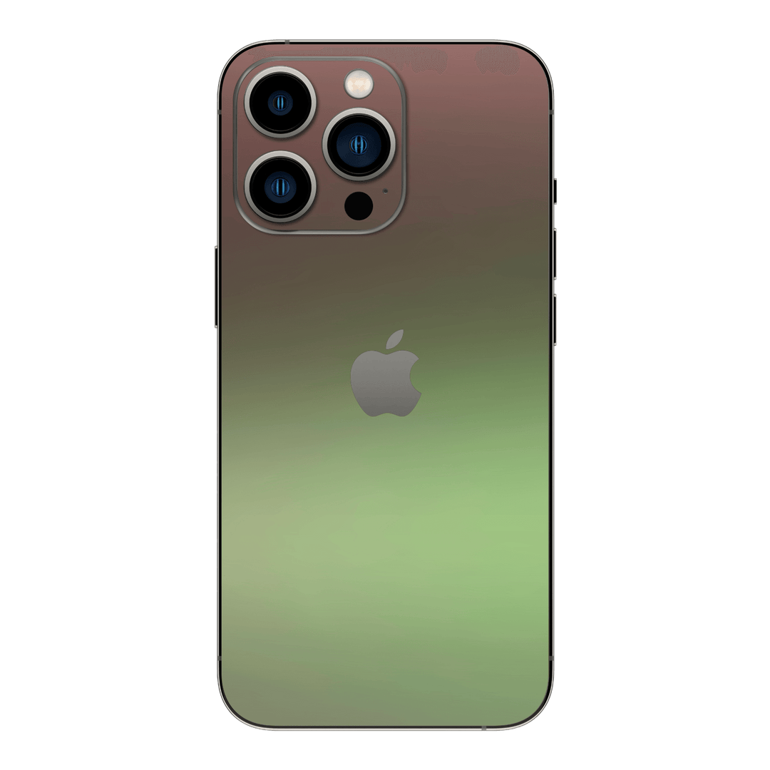 iPhone 15 Pro MAX Chameleon Avocado Colour-changing Metallic Skin Wrap Sticker Decal Cover Protector by EasySkinz | EasySkinz.com