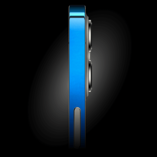 iPhone 15 SATIN BLUE Metallic Skin