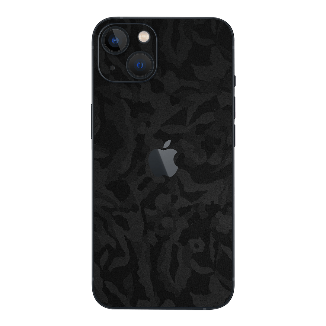 iPhone 15 Luxuria Black 3D Textured Camo Camouflage Skin Wrap Sticker Decal Cover Protector by EasySkinz | EasySkinz.com