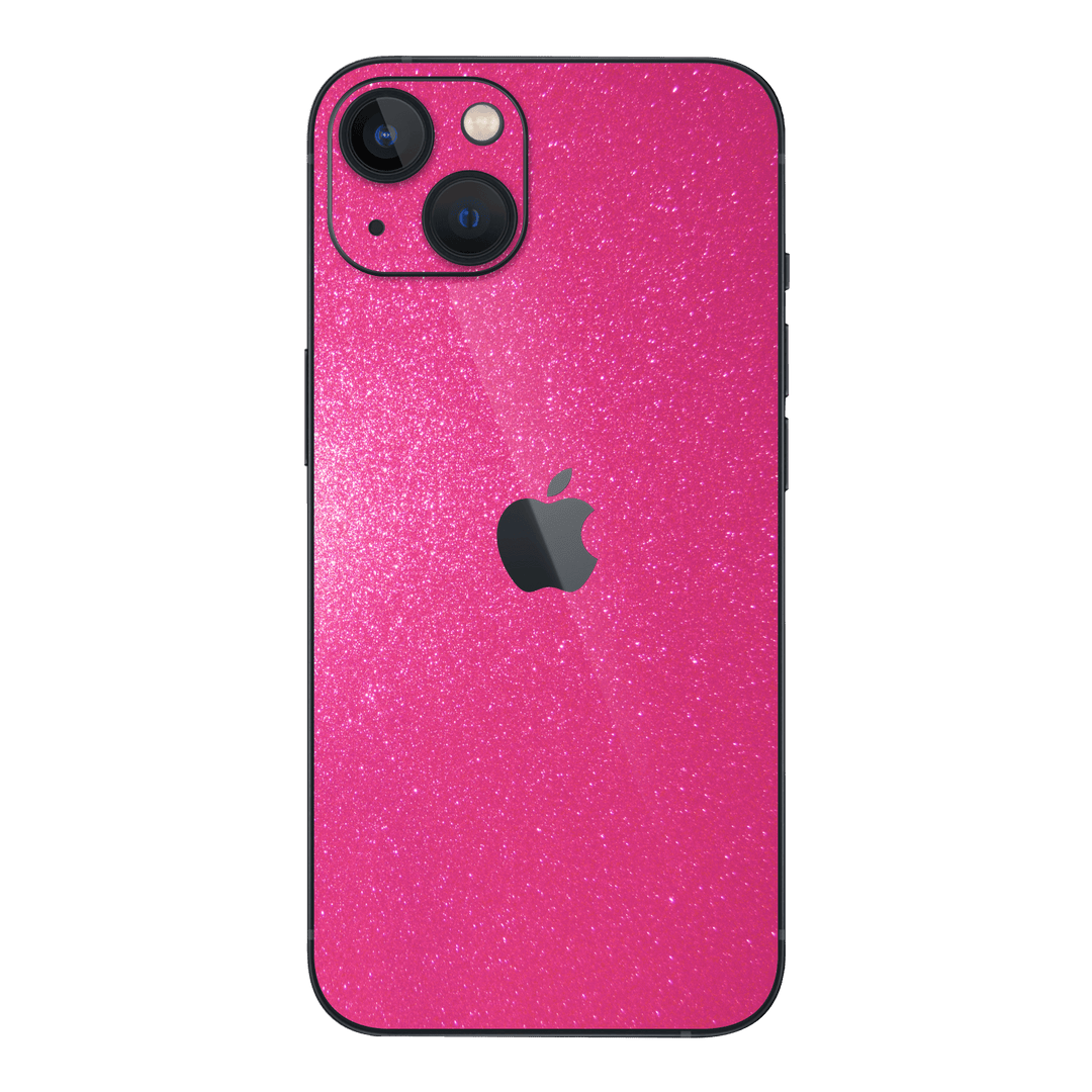iPhone 15 Diamond Magenta Candy Shimmering Sparkling Glitter Skin Wrap Sticker Decal Cover Protector by EasySkinz | EasySkinz.com