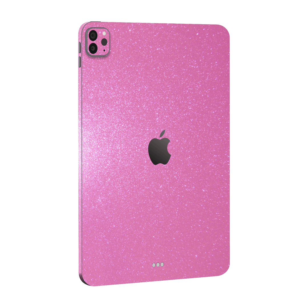 iPad Pro 12.9" (2022, M2) Diamond Pink Shimmering Sparkling Glitter Skin Wrap Sticker Decal Cover Protector by EasySkinz | EasySkinz.com