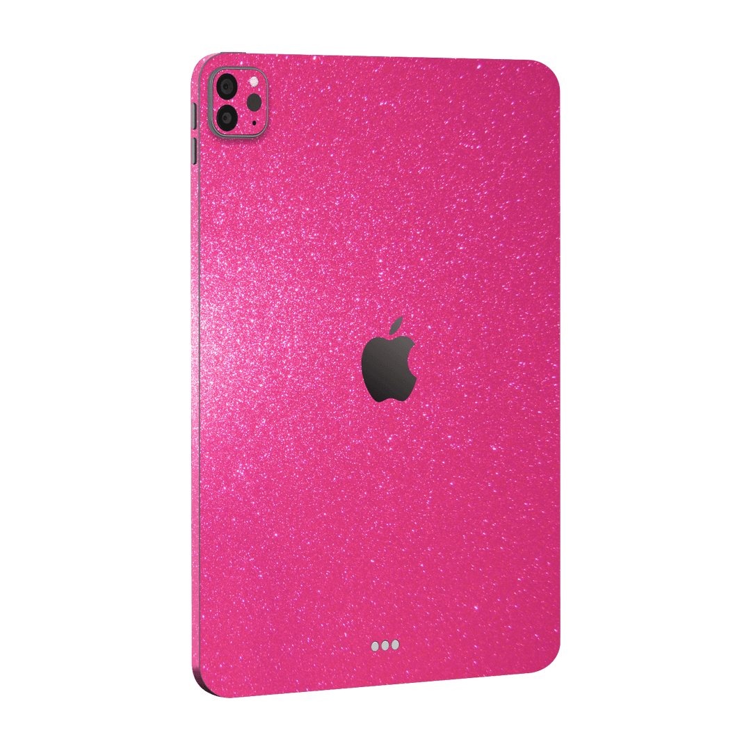 iPad Pro 12.9" (2022, M2) Diamond Magenta Candy Shimmering Sparkling Glitter Skin Wrap Sticker Decal Cover Protector by EasySkinz | EasySkinz.com
