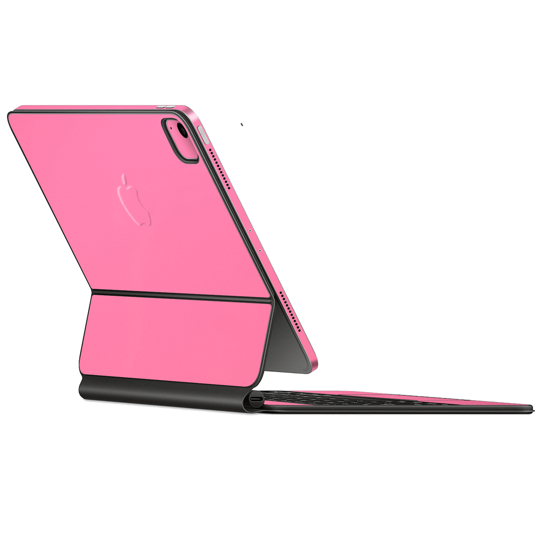 Magic Keyboard for iPad PRO 11" (2022, M2) Gloss Glossy Hot Pink Skin Wrap Sticker Decal Cover Protector by EasySkinz | EasySkinz.com