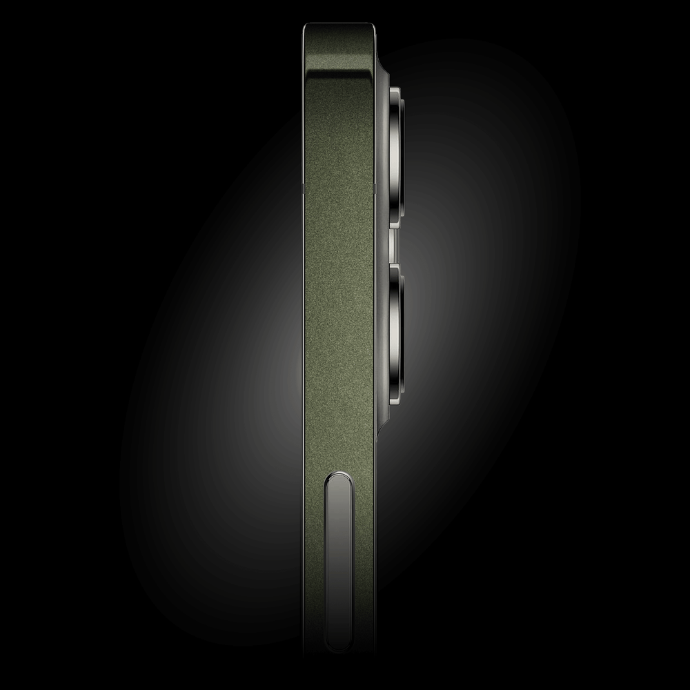 iPhone 15 Pro MAX Military Green Metallic Skin