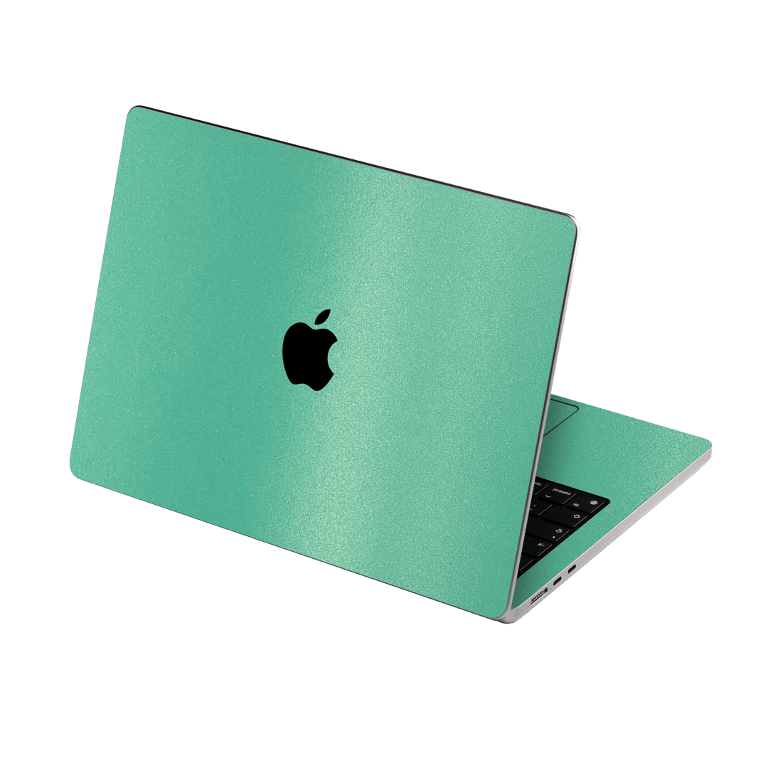MacBook Air 15" (2023, M2) Mint Metallic Matt Matte Skin Wrap Sticker Decal Cover Protector by EasySkinz | EasySkinz.com