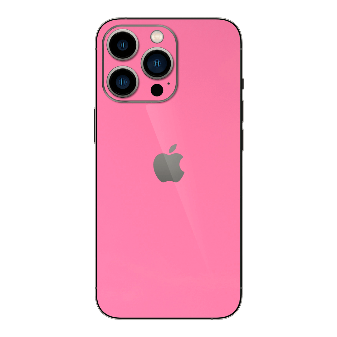 iPhone 15 Pro MAX Gloss Glossy Hot Pink Skin Wrap Sticker Decal Cover Protector by EasySkinz | EasySkinz.com