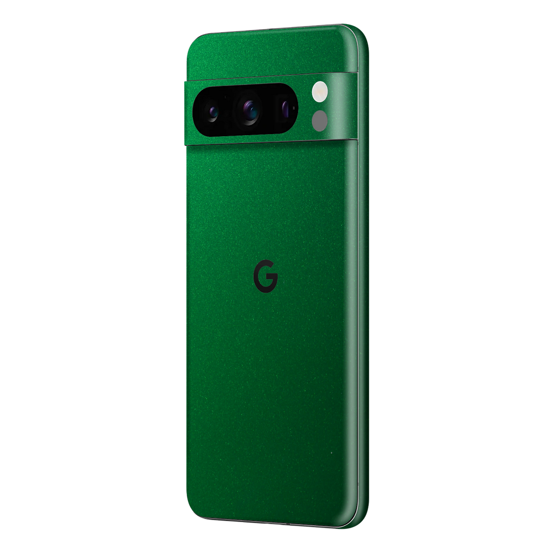 Google Pixel 8 PRO Viper Green Tuning Metallic Gloss Finish Skin Wrap Sticker Decal Cover Protector by EasySkinz | EasySkinz.com