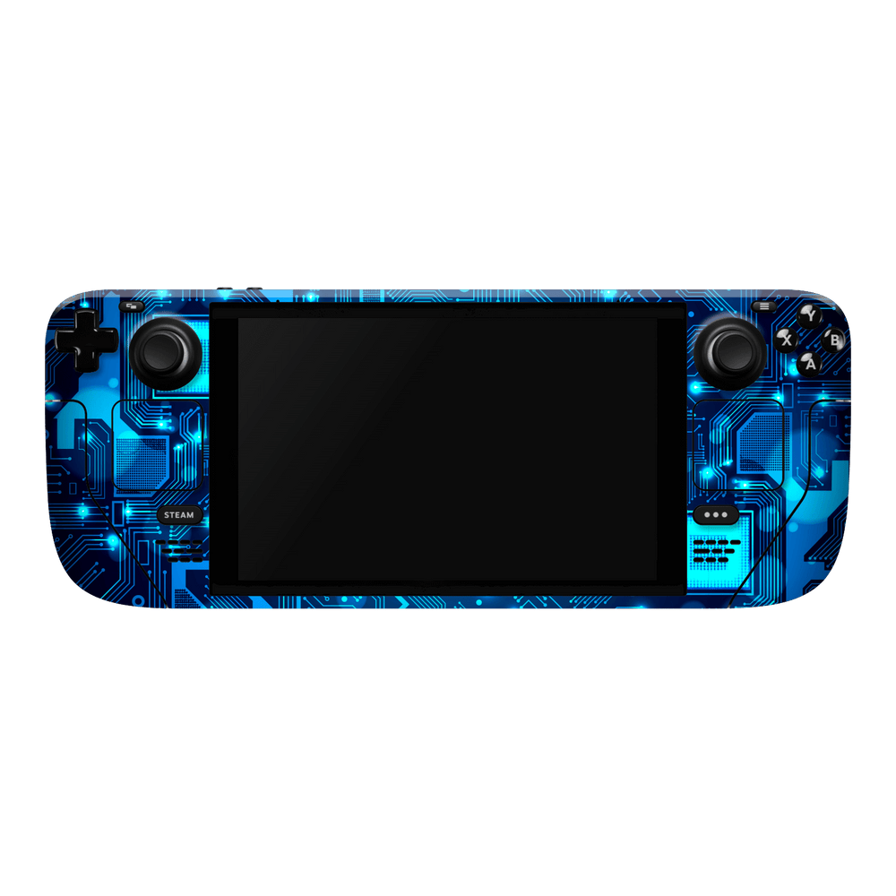 Steam Deck Oled Print Printed Custom Signature Cyber Security PCB Skin Wrap Sticker Decal Cover Protector by EasySkinz | EasySkinz.com