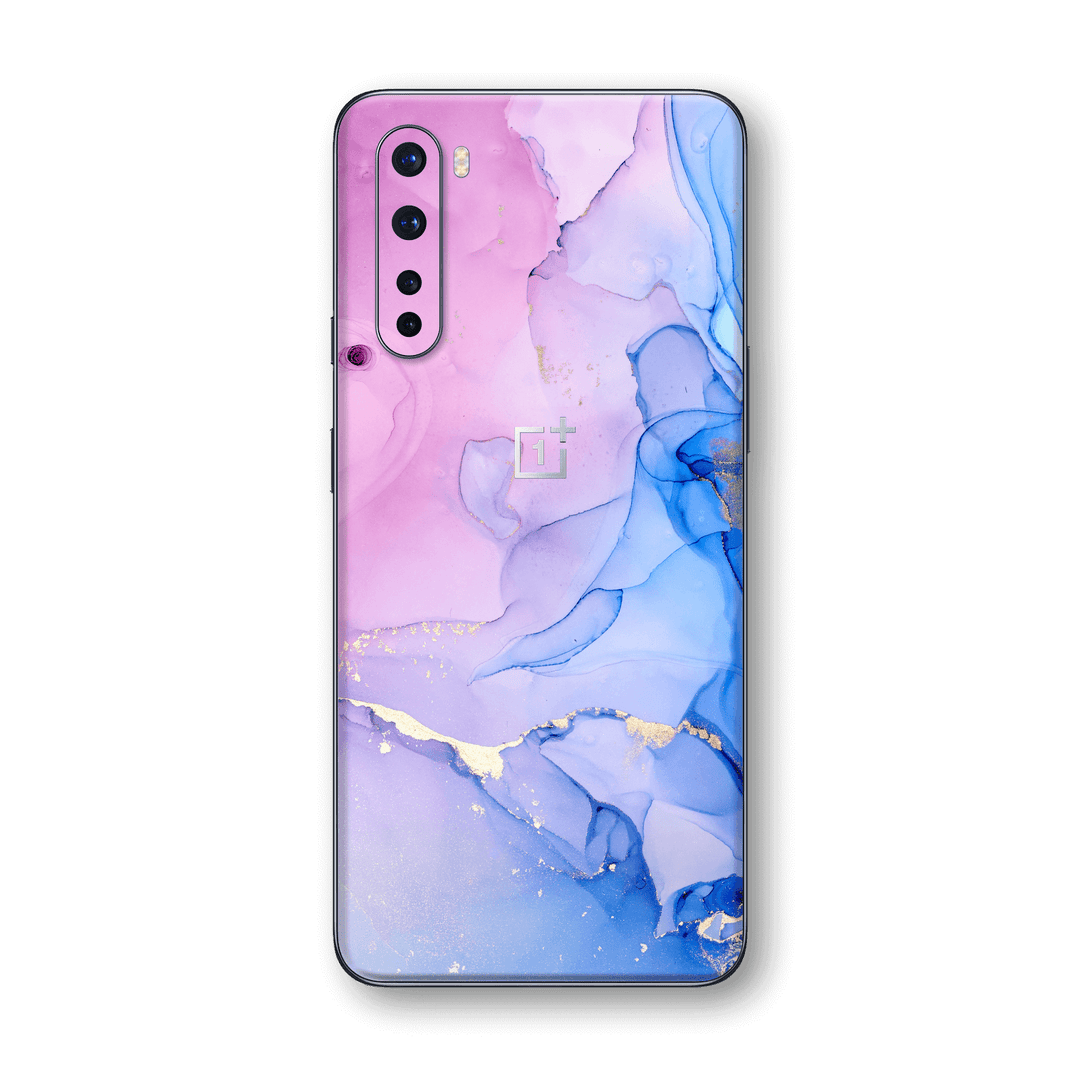 OnePlus Nord Print Printed Custom SIGNATURE AGATE GEODE Pink-Blue Skin, Wrap, Decal, Protector, Cover by EasySkinz | EasySkinz.com