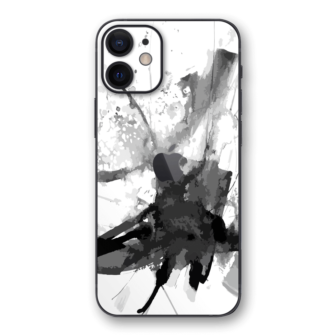 iPhone 12 SIGNATURE Black Paint SPLASH Skin, Wrap, Decal, Protector, Cover by EasySkinz | EasySkinz.com