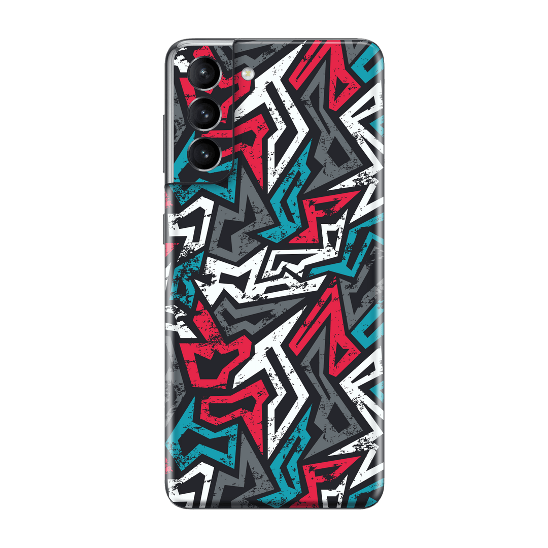 Samsung Galaxy S21 Print Printed Custom Signature Graffiti Tribal Skin, Wrap, Decal, Protector, Cover by EasySkinz | EasySkinz.co