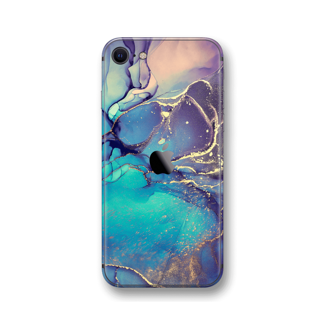 iPhone SE (2020) SIGNATURE AGATE GEODE Aurora Skin, Wrap, Decal, Protector, Cover by EasySkinz | EasySkinz.com