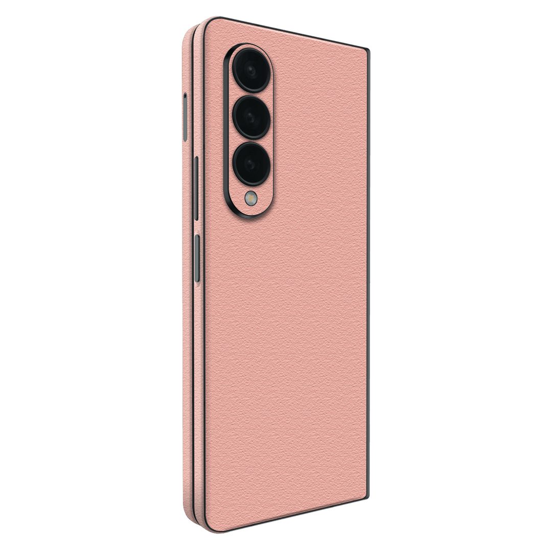 Samsung Galaxy Z FOLD 4 (2022) Luxuria Soft Pink 3D Textured Skin Wrap Sticker Decal Cover Protector by EasySkinz | EasySkinz.com