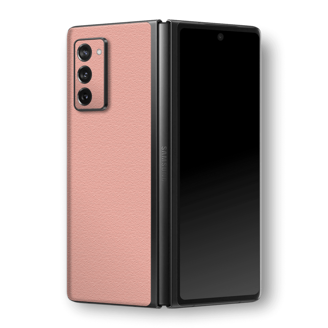 Samsung Galaxy Z Fold 2 Luxuria Soft Pink 3D Textured Skin Wrap Sticker Decal Cover Protector by EasySkinz | EasySkinz.com