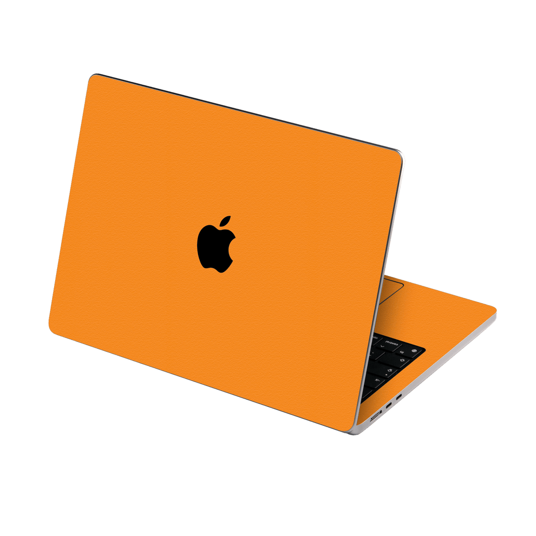 MacBook Air 13.6” (2022, M2) Luxuria Sunrise Orange Matt 3D Textured Skin Wrap Sticker Decal Cover Protector by EasySkinz | EasySkinz.com 