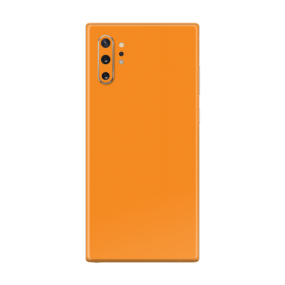 Samsung Galaxy NOTE 10+ PLUS Luxuria Sunrise Orange Matt 3D Textured Skin Wrap Sticker Decal Cover Protector by EasySkinz | EasySkinz.com