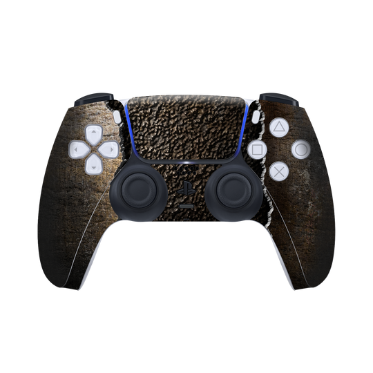 PS5 Playstation 5 DualSense Wireless Controller Skin - Print Printed Custom Signature RUSTED SHIELD Skin Wrap Decal Cover Protector by EasySkinz | EasySkinz.com
