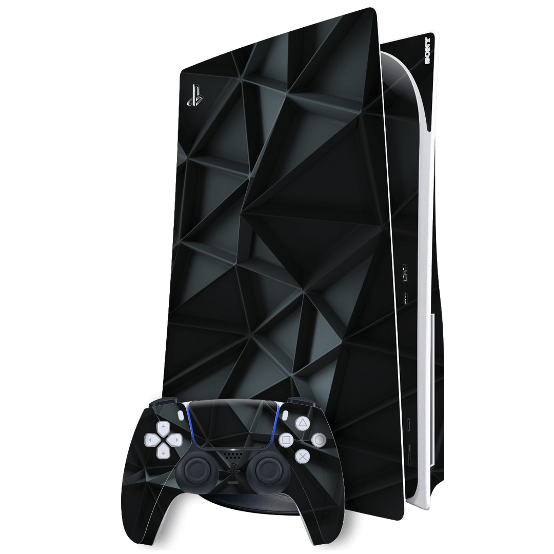 Playstation 5 (PS5) DISC Edition SIGNATURE THE DARK ONE Skin Wrap Sticker Decal Cover Protector by EasySkinz | EasySkinz.com