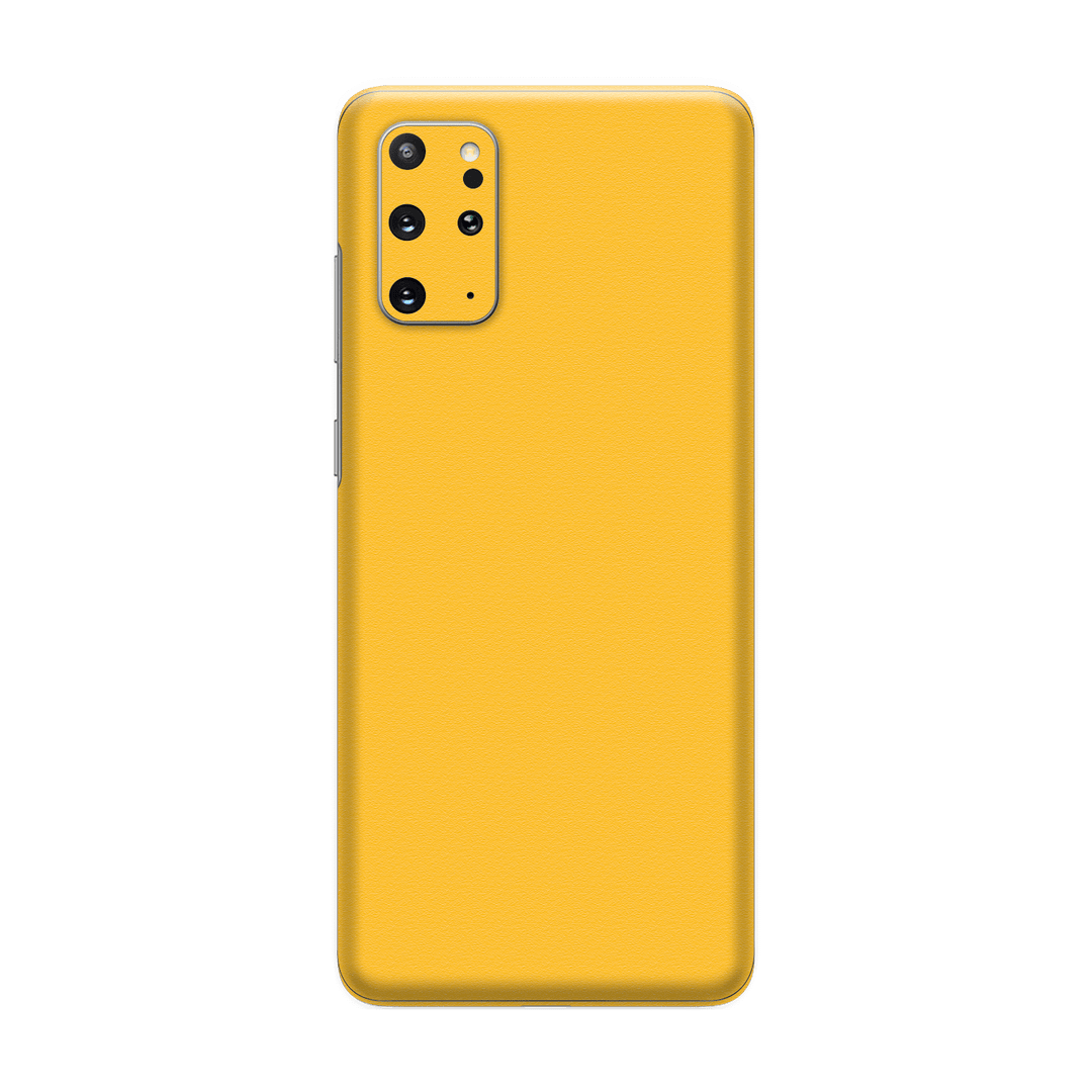 Samsung Galaxy S20+ PLUS Luxuria Tuscany Yellow Matt 3D Textured Skin Wrap Sticker Decal Cover Protector by EasySkinz | EasySkinz.com