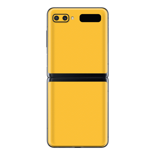 Samsung Galaxy Z Flip 5G Luxuria Tuscany Yellow 3D Textured Skin Wrap Sticker Decal Cover Protector by EasySkinz