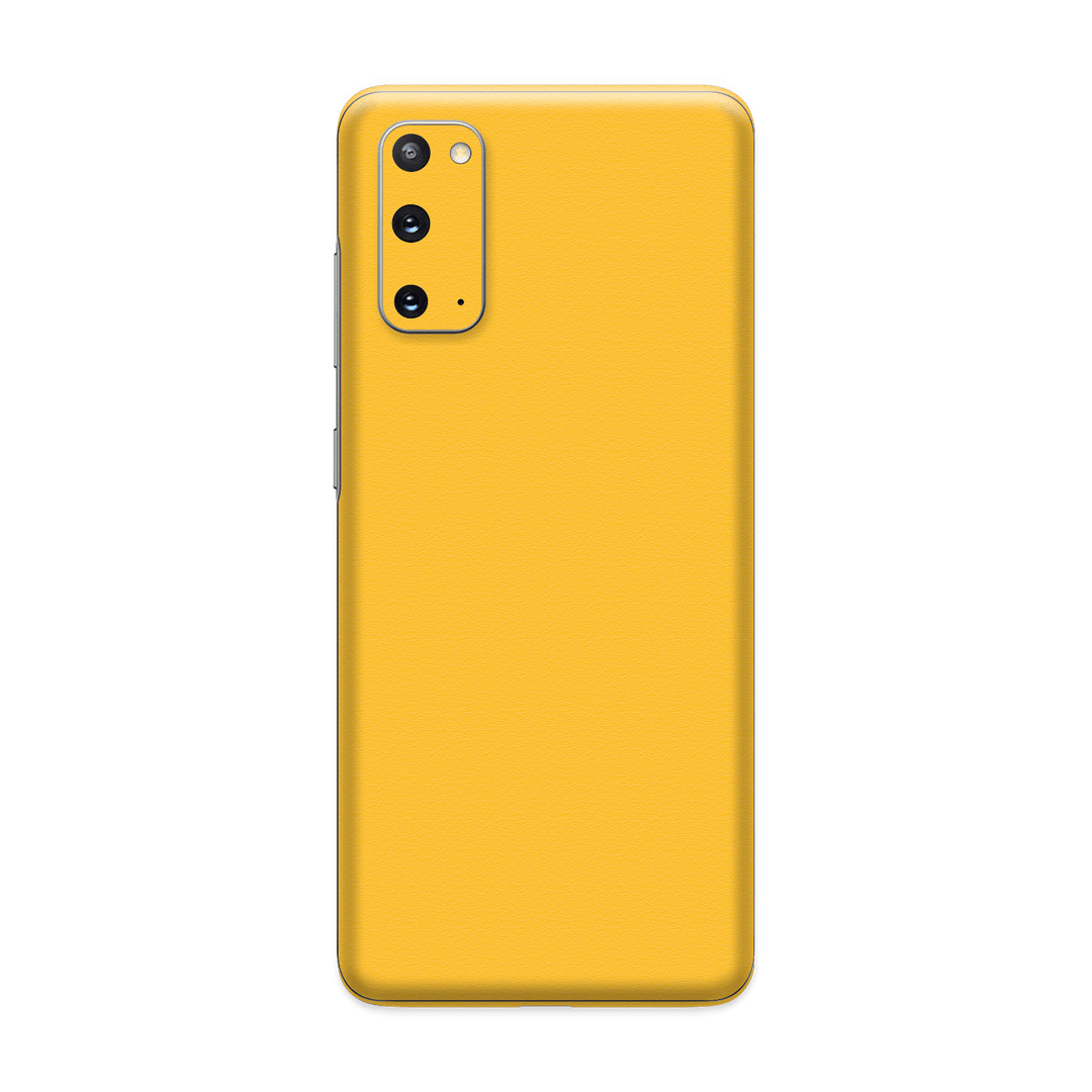 Samsung Galaxy S20 Luxuria Tuscany Yellow Matt 3D Textured Skin Wrap Sticker Decal Cover Protector by EasySkinz | EasySkinz.com