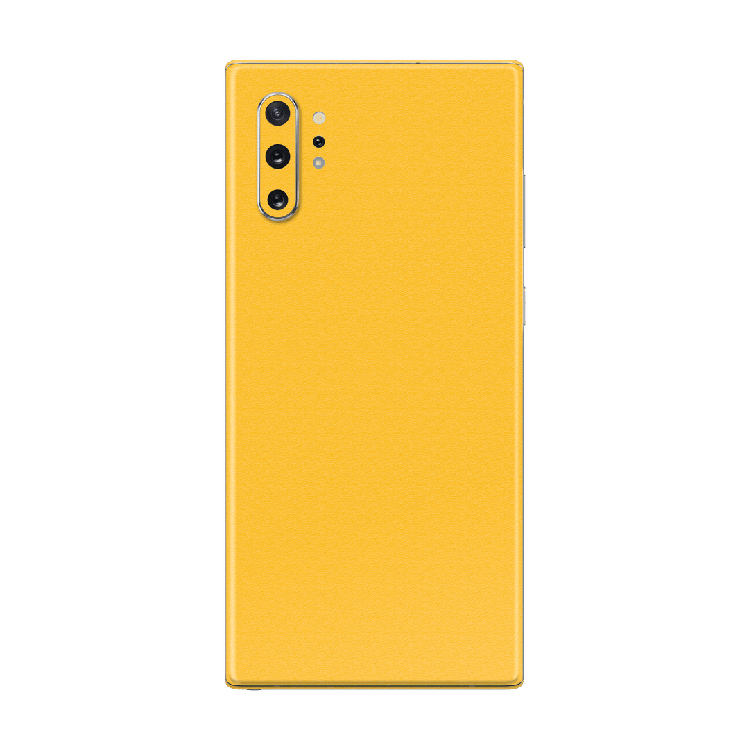Samsung Galaxy NOTE 10+ PLUS Luxuria Tuscany Yellow Matt 3D Textured Skin Wrap Sticker Decal Cover Protector by EasySkinz | EasySkinz.com