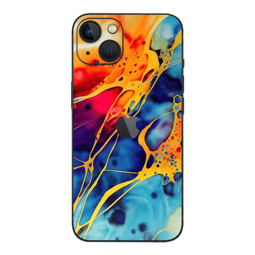 iPhone 14 Print Printed Custom Signature Five Senses Art Colours Colors Colorful Colourful Skin Wrap Sticker Decal Cover Protector by EasySkinz