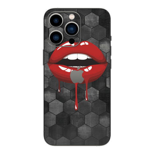 iPhone 13 Pro MAX Print Printed Custom Signature Juicy kisses Skin Wrap Sticker Decal Cover Protector by EasySkinz