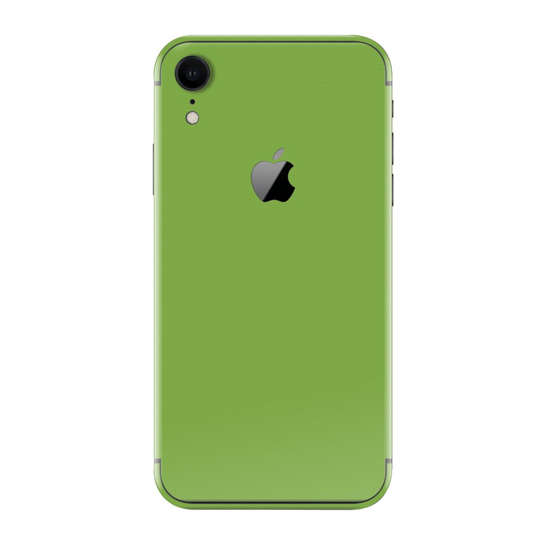 iPhone XR Luxuria Lime Green Matt 3D Textured Skin Wrap Sticker Decal Cover Protector by EasySkinz | EasySkinz.com