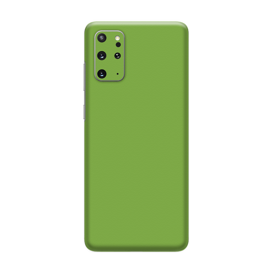 Samsung Galaxy S20+ PLUS Luxuria Lime Green Matt 3D Textured Skin Wrap Sticker Decal Cover Protector by EasySkinz | EasySkinz.com