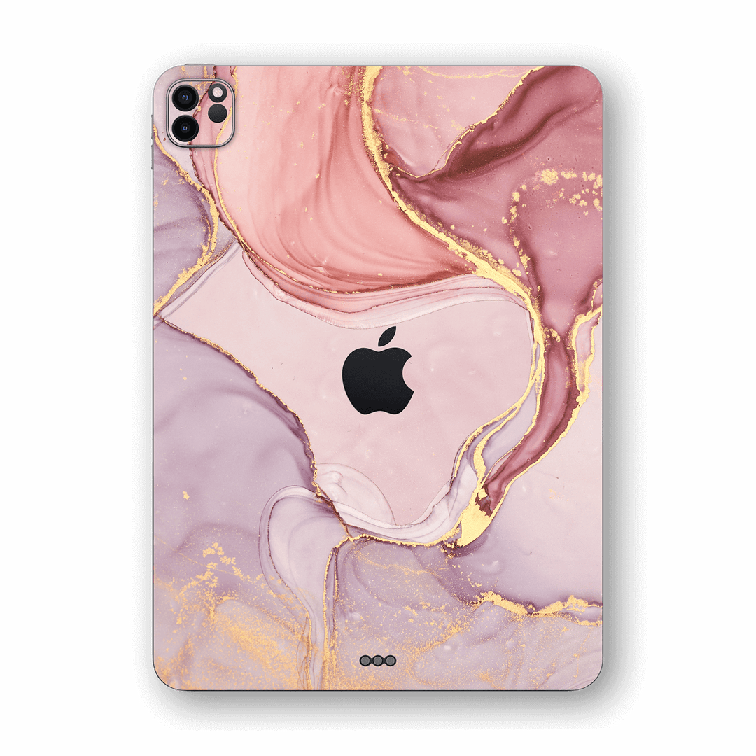 iPad PRO 11" (2020) SIGNATURE AGATE GEODE Porcelain Rose Pink Gold Skin, Wrap, Decal, Protector, Cover by EasySkinz | EasySkinz.com