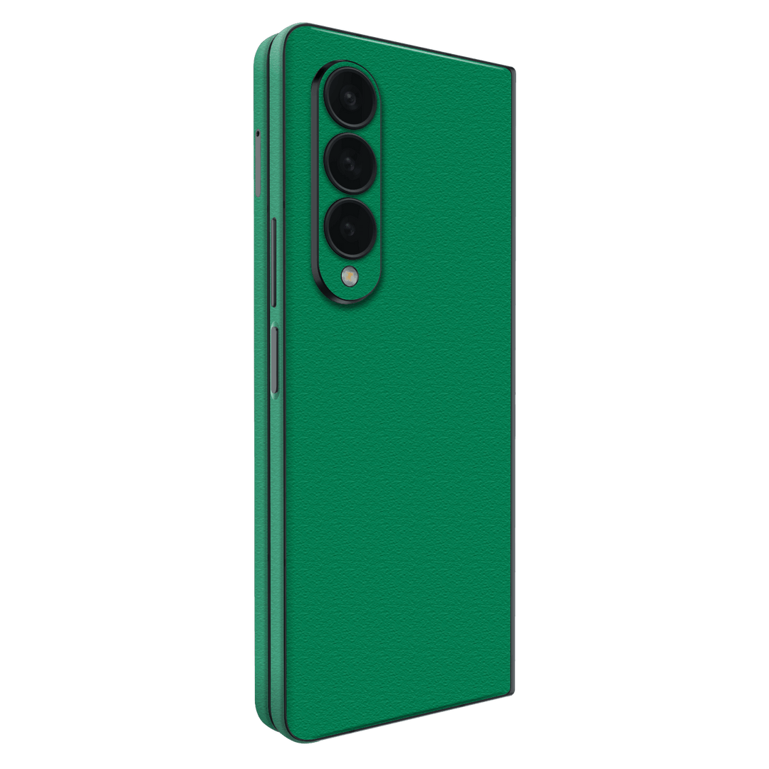 Samsung Galaxy Z Fold 4 (2022) Luxuria Veronese Green 3D Textured Skin Wrap Sticker Decal Cover Protector by EasySkinz | EasySkinz.com