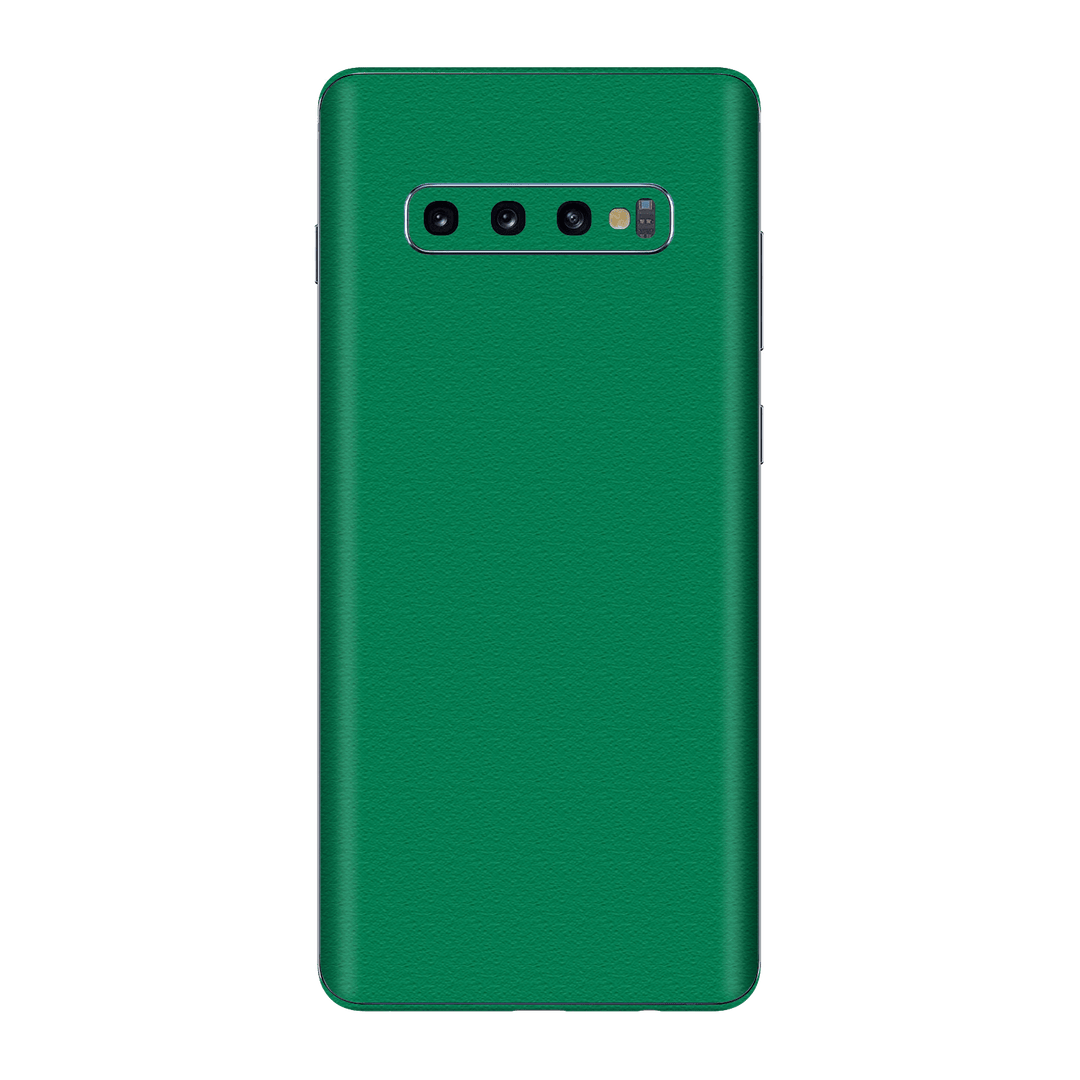 Samsung Galaxy S10 Luxuria Veronese Green 3D Textured Skin Wrap Sticker Decal Cover Protector by EasySkinz | EasySkinz.com