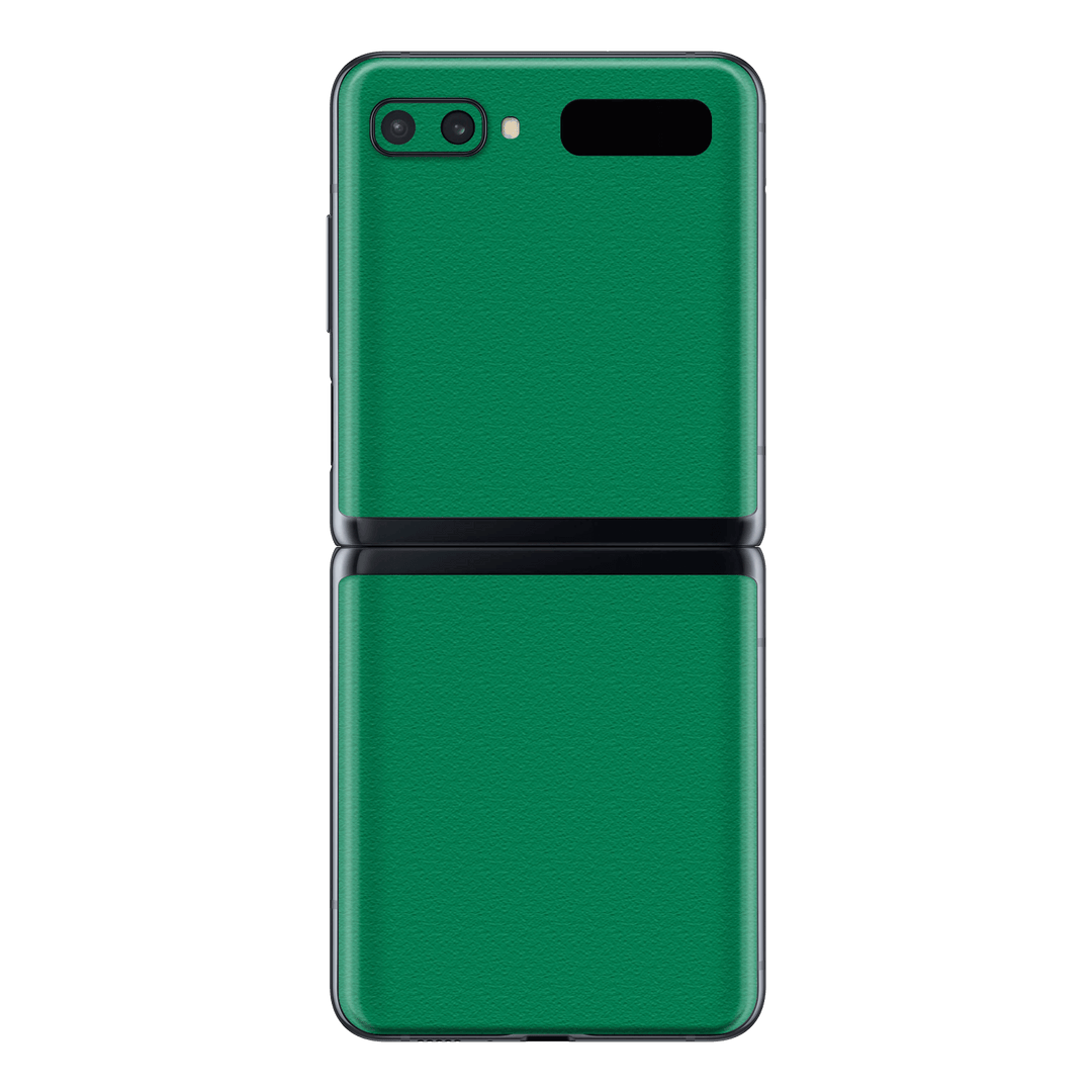 Samsung Galaxy Z Flip Luxuria Veronese Green 3D Textured Skin Wrap Sticker Decal Cover Protector by EasySkinz | EasySkinz.com