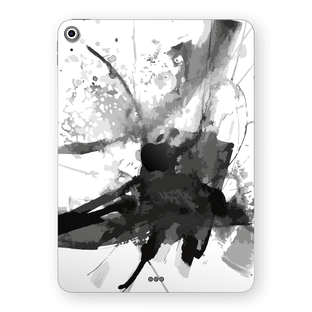 iPad AIR 4 (2020) SIGNATURE Horror Black & White SKULL Skin, Wrap, Decal, Protector, Cover by EasySkinz | EasySkinz.com