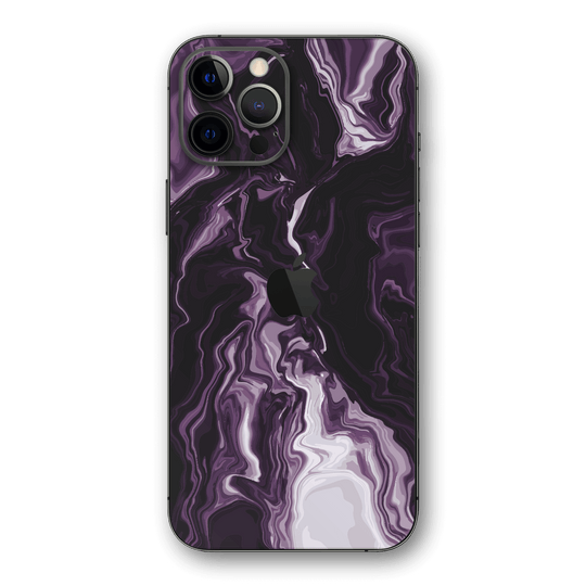 iPhone 12 Pro MAX SIGNATURE Abstract Purple Liquid Skin, Wrap, Decal, Protector, Cover by EasySkinz | EasySkinz.com