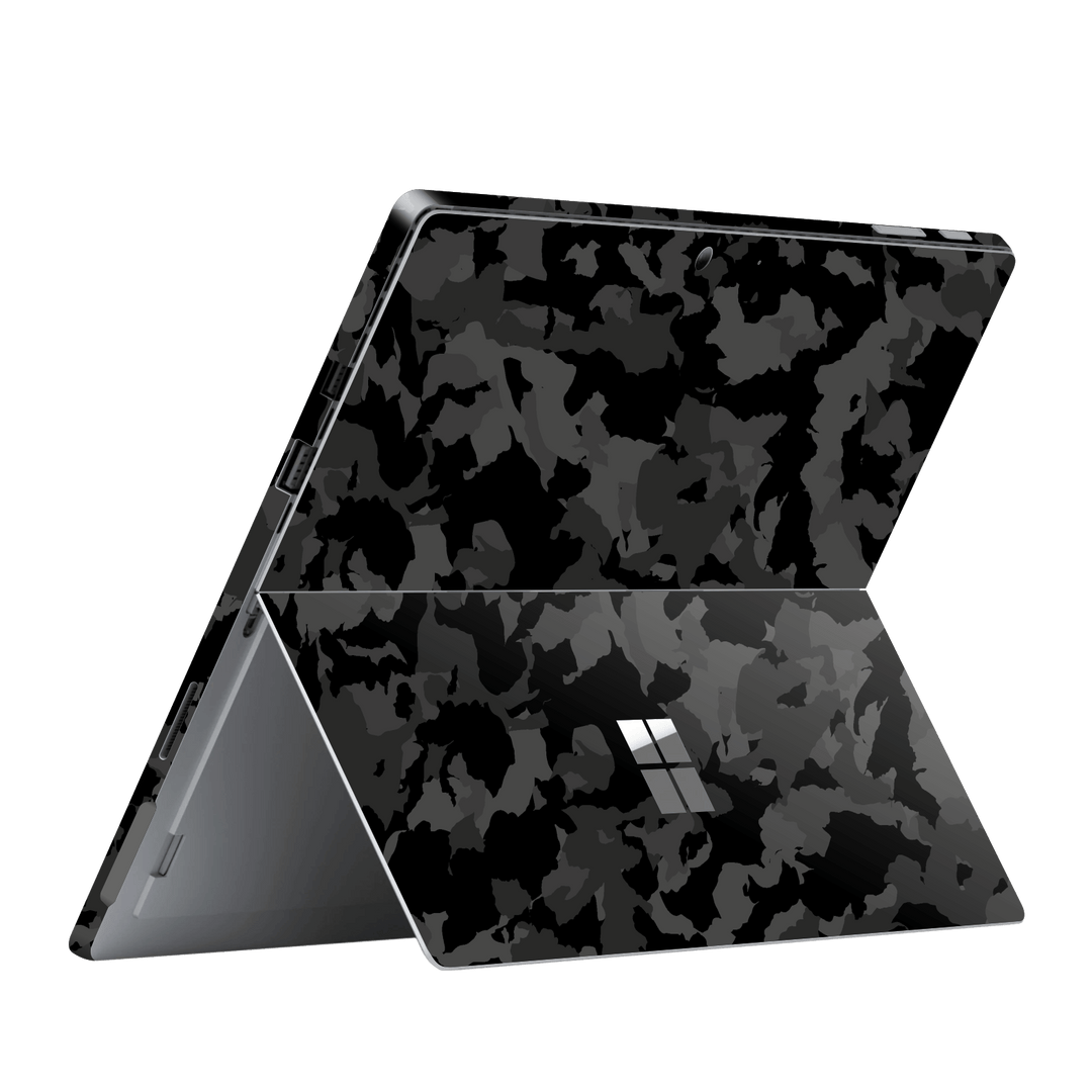 Microsoft Surface Pro (2017) Print Printed Custom Signature Camouflage DARK SLATE Skin Wrap Sticker Decal Cover Protector by EasySkinz