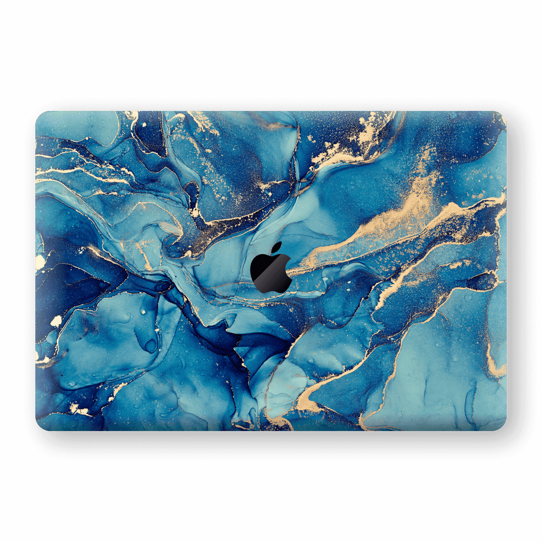 MacBook Air 13" (2020) Print Printed Custom Signature AGATE GEODE Ocean Treasure Skin, Wrap, Decal, Protector, Cover by EasySkinz | EasySkinz.com